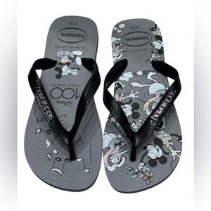 Adult Unisex Havaianas Disney’s 100 Years Of Wonder Thong Flip Flops: 7/8W 6/7M